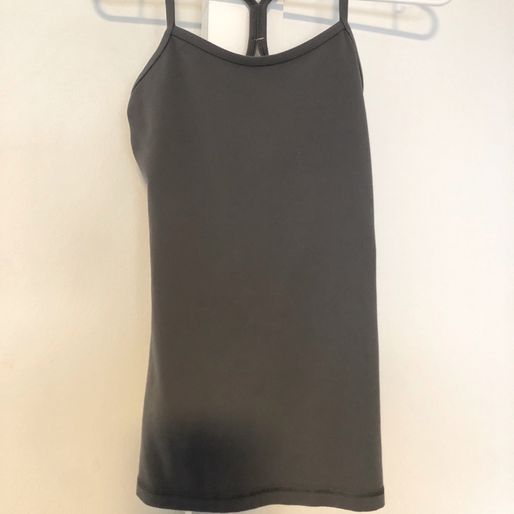 Lululemon Light Gray Tank Size 2